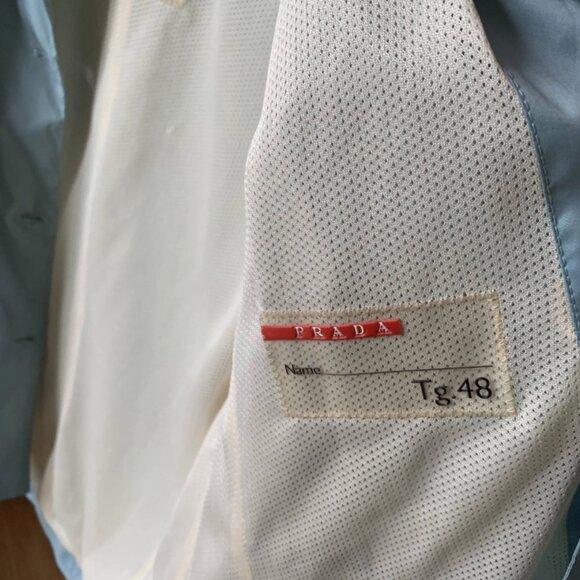 SKY BLUE PRADA SPORT OVERSHIRT - Picture 6 of 10
